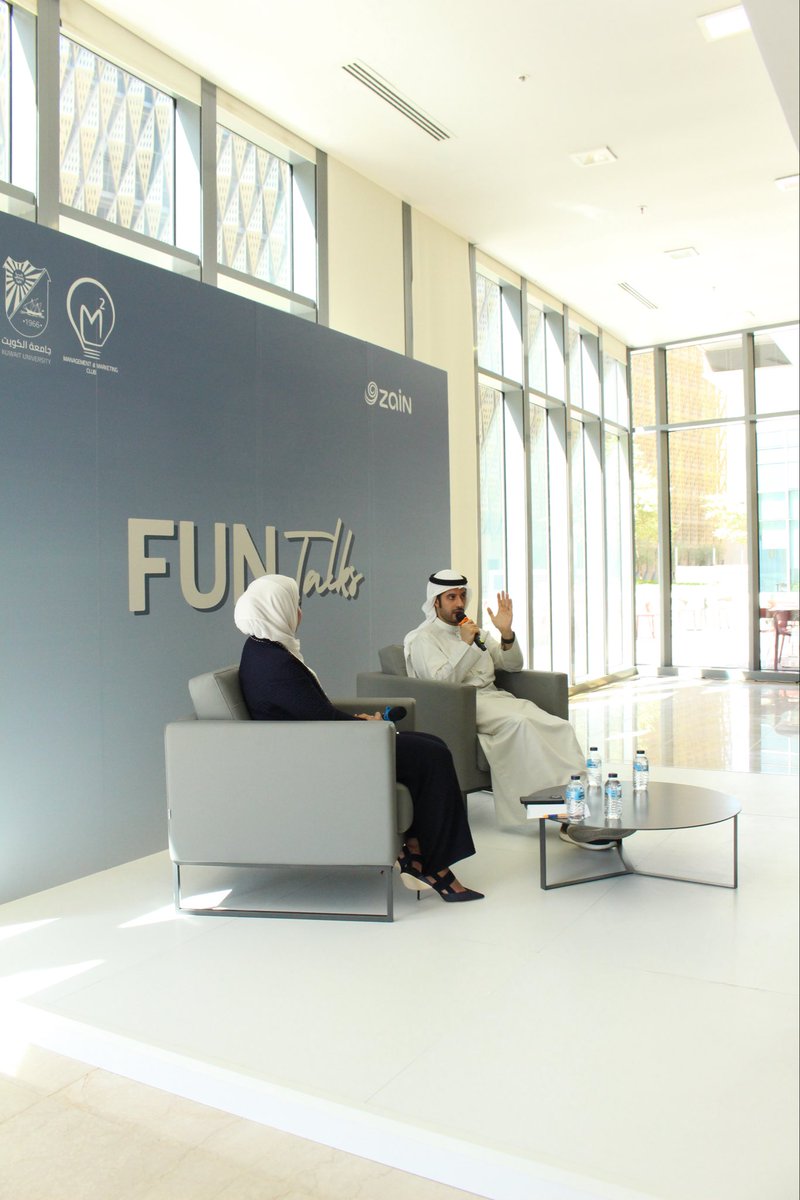 cba_ku's tweet photo. انطلاق سلسلة #FunTalks في كلية العلوم الإدارية بجامعة الكويت، بتنظيم نادي الإدارة والتسويق، حيث استضافت الندوة الأولى عبدالعزيز البحر المؤسس والرئيس التنفيذي لشركة Mojo، وأدارت الحوار د. أسماء الفاضل من قسم الإدارة والتسويق.
#كلية_العلوم_الادارية
#جامعة_الكويت https://t.co/8fRsrqxM7o