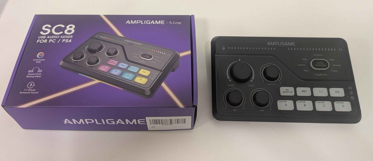 #FIFINEAmpliGameSC8

フィファインさんの新作オーディオインターフェイスが到着しました！
前作のレバータイプもガジェット感があって好きだったんですが今回はダイアルタイプ。
さあこれからアレコレ楽しんで動画を作ってみたいと思います！

<a href="/fifinejp/">FIFINEJPofficial</a>