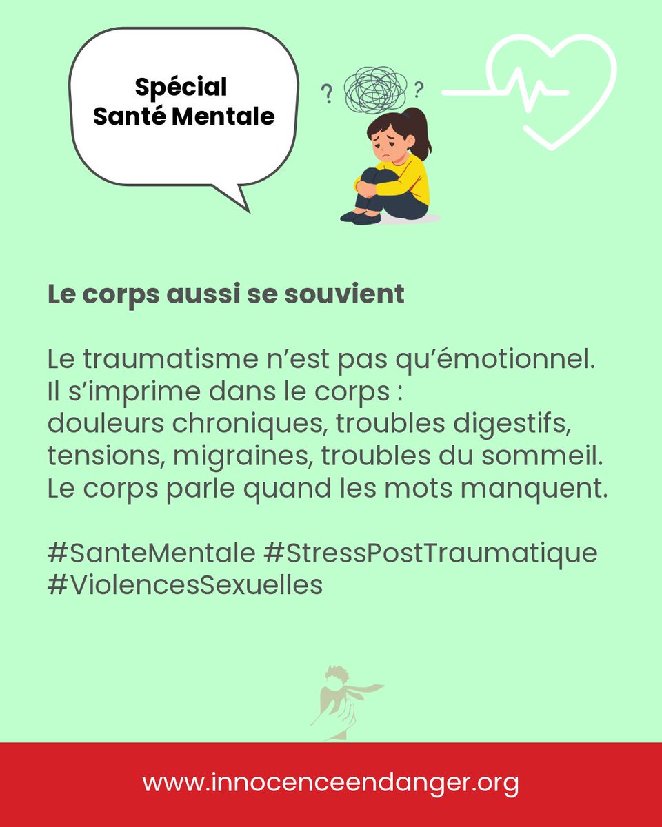Les conséquences sur la santé. 
#santementale #stressposttraumatique #violencessexuelles