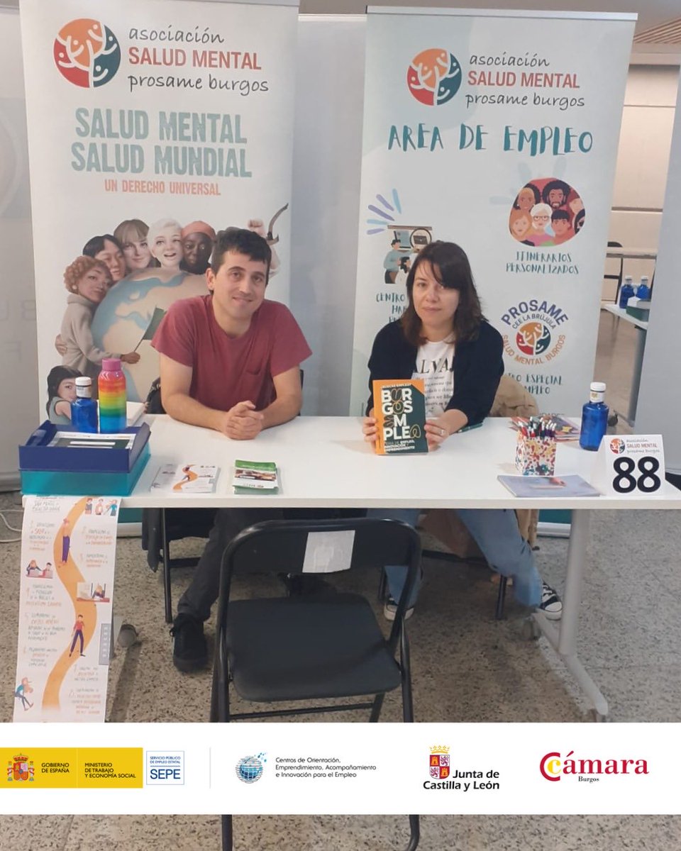 Salud Mental Burgos (@prosame) on Twitter photo Participamos en la Feria de Empleo, Innovación y Emprendimiento #BURGOSemplea en el Fórum Evolución Burgos.
Una jornada llena de talento, oportunidades y contactos 🙌
Gracias a @camaradeburgos y <a href="/empleojcyl/">Empleo Castilla y León - eCyL</a> por hacerlo posible.
#Empleo #Burgos #Innovación Participamos en la Feria de Empleo, Innovación y Emprendimiento #BURGOSemplea en el Fórum Evolución Burgos.
Una jornada llena de talento, oportunidades y contactos 🙌
Gracias a @camaradeburgos y <a href="/empleojcyl/">Empleo Castilla y León - eCyL</a> por hacerlo posible.
#Empleo #Burgos #Innovación