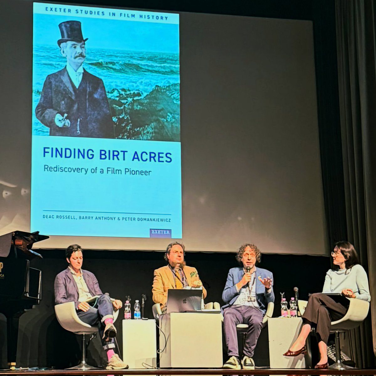 Domankiewicz's tweet image. At this moment I am in Pordenone, Italy, for a couple of days of the @PordenoneSilent film festival where the book I co-authored was being presented to its film geeky target audience for the first time. It was a lovely moment and led to many interesting conversations.