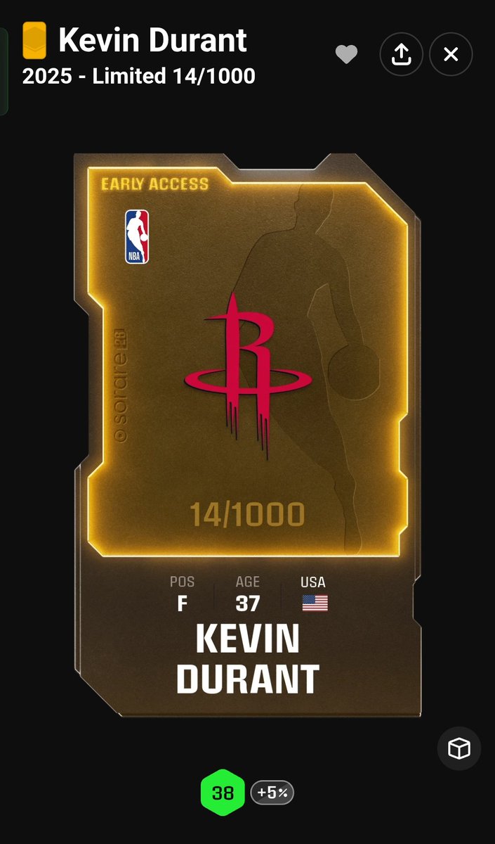 😶😐😳🤯

Merci la "roue" #Sorare NBA !! La bonne surprise du matin !!!
Énorme !!!