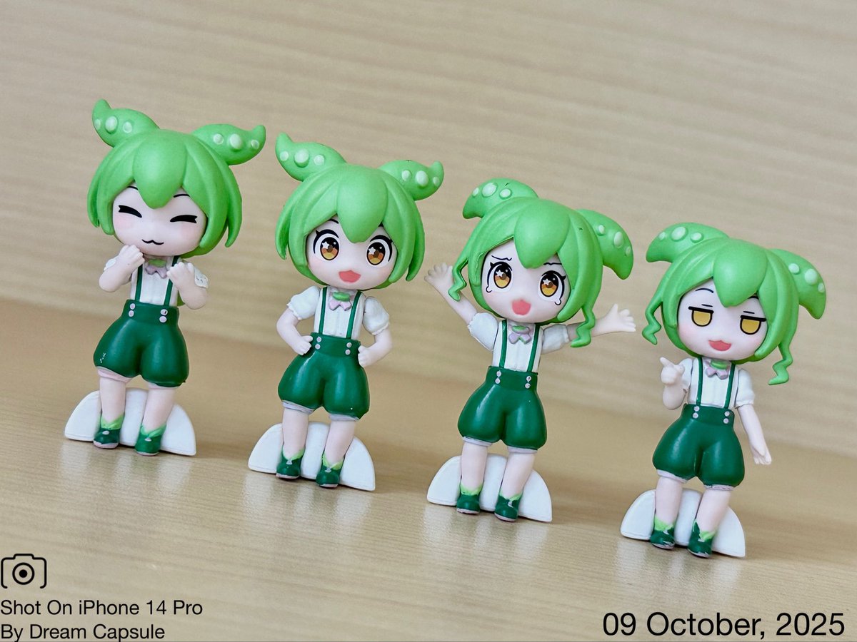 🌟新入荷ガチャ商品プレゼントCP🌟

大人気のずんだもんがミニフィギュアに！
「ずんだもん フィギュアコレクションなのだ」

フォロー&amp;RP(RT)していただいた方の中から抽選で2名様に全4種セットをプレゼント🎁
ドリカプへの入荷日とキャンペーン詳細は↓

#ドリームカプセル #ガチャ専門店