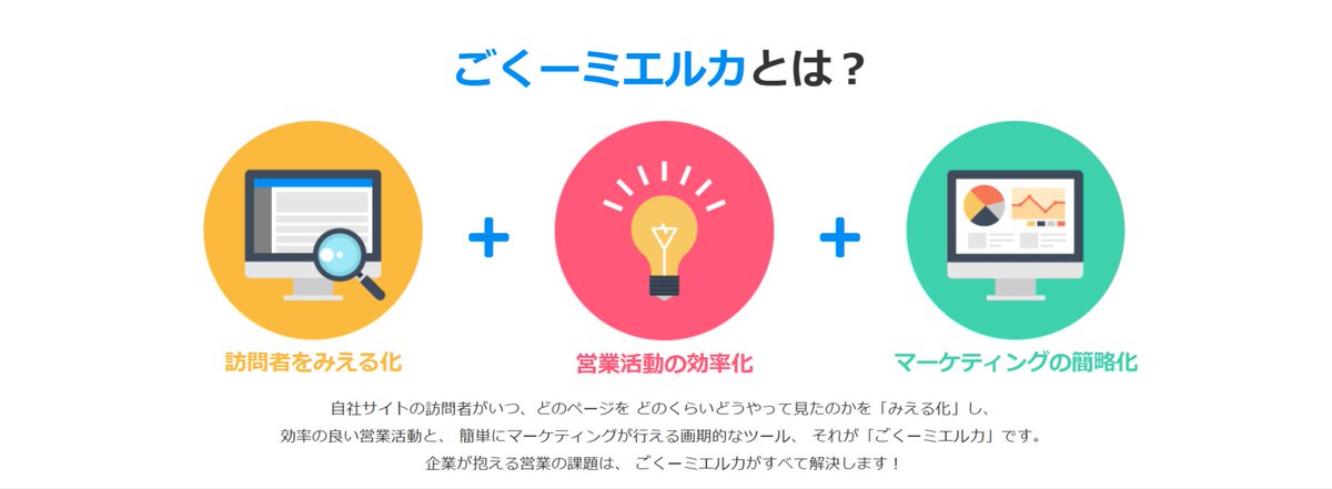 「この企業、うちのサイト見てたの!?😳」
そんな発見ができるのが GoQMieruca（ごくーミエルカ）👀

“見込み客の見える化”で営業効率アップ💪

🔗詳しくはこちら
goq.ma