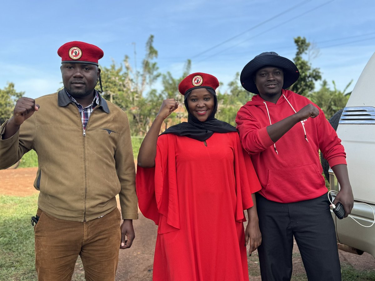 Already at NAKASEKE with NUP focal persons, Kunga teams, footsoldiers, diehards, well-wishers among others.