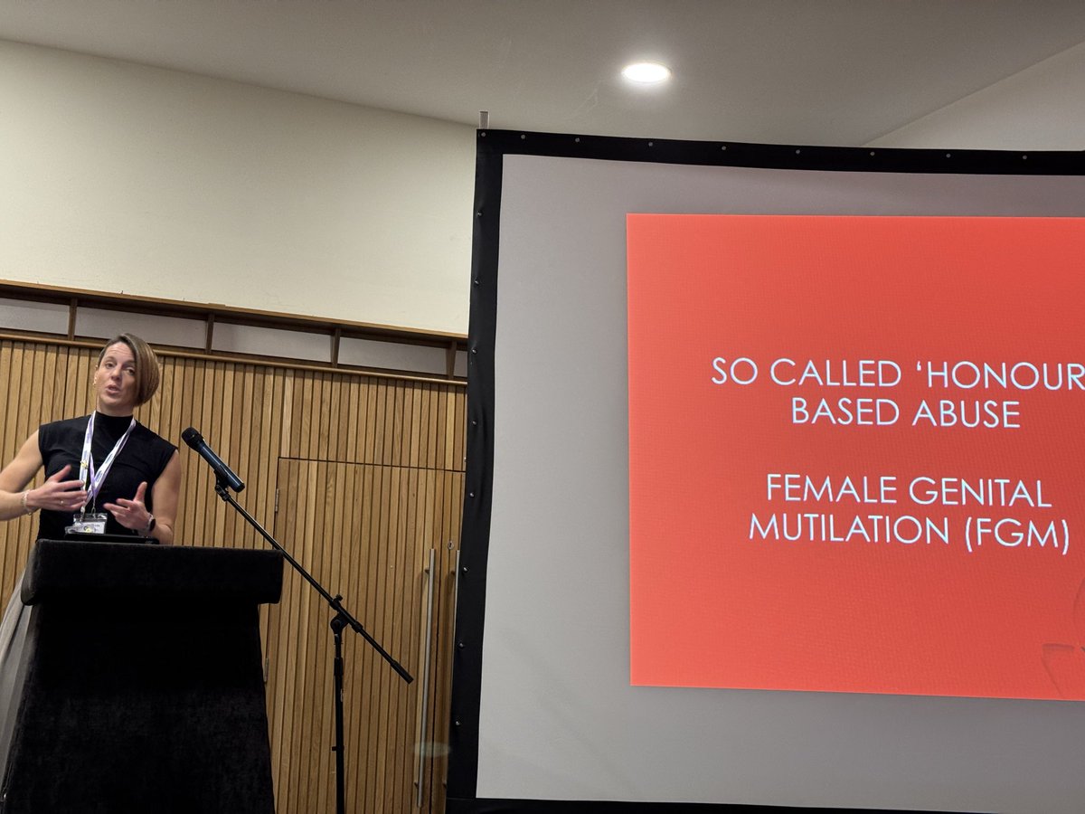 The amazing Michelle Martin from <a href="/assistni_/">ASSIST NI</a> speaking at our FGM and HBA conference