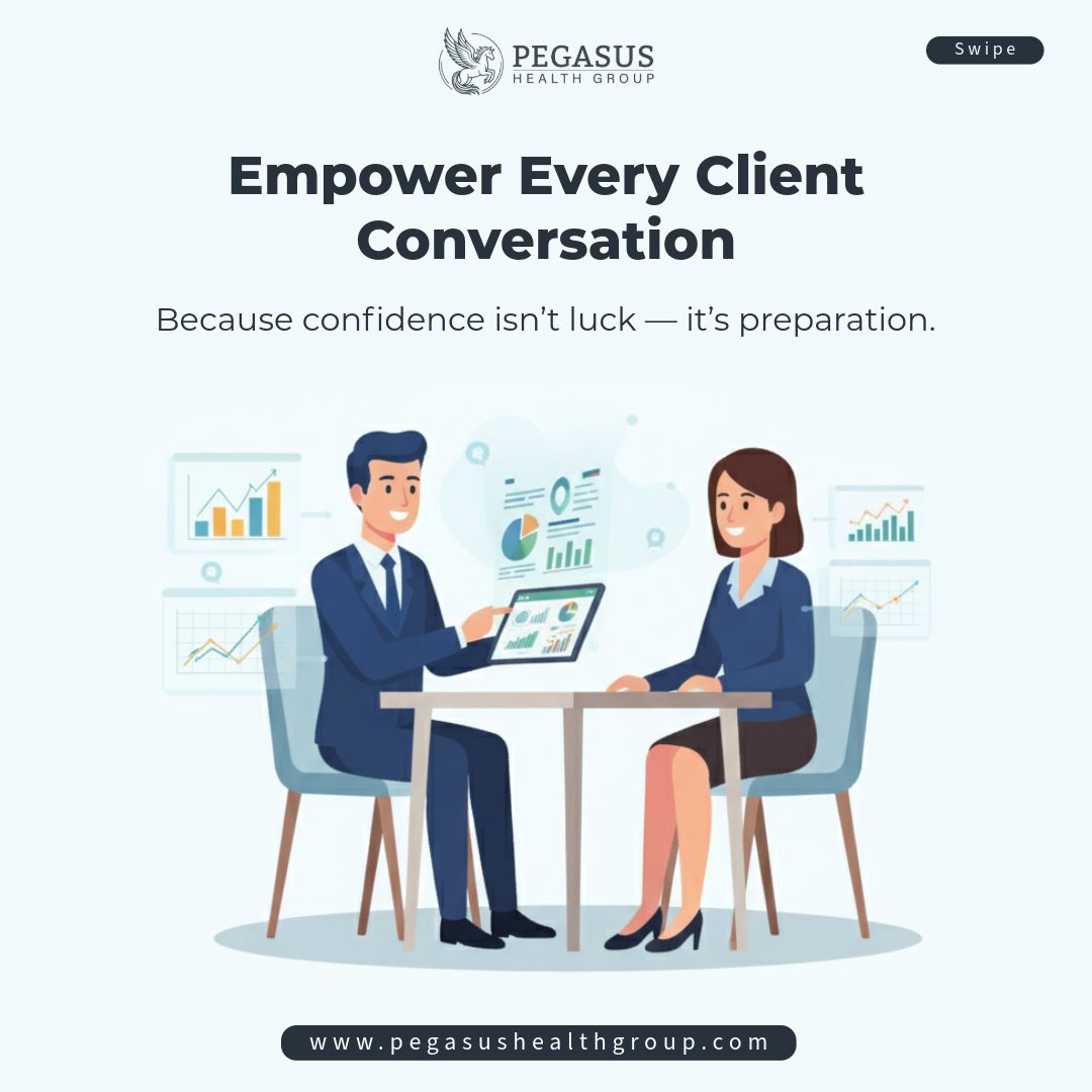 Pegasushgusa's tweet image. Confidence closes deals. 💼

Pegasus gives brokers the insights and analytics needed to make every client meeting clear, confident, and effective.

🔗 PegasusHealthGroup.com

 #BrokerGrowth #PegasusHealthGroup #ClientConfidence #SmartTools