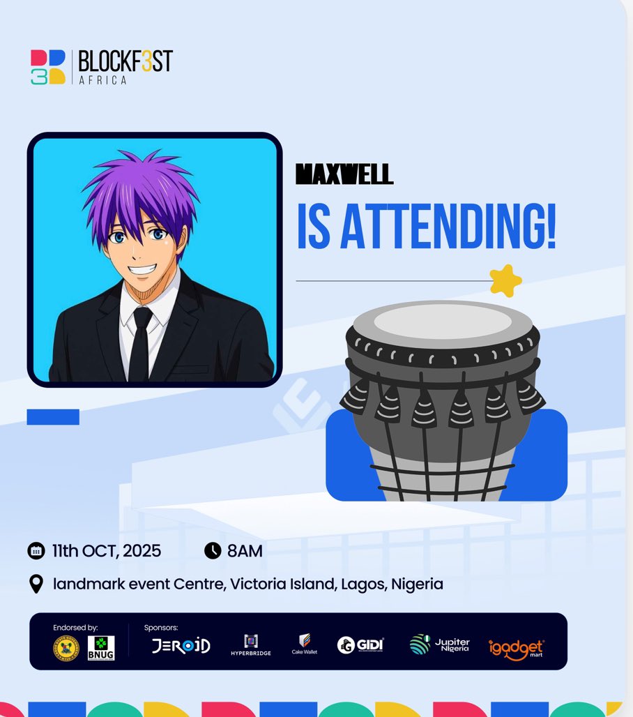 BiggestRacksss's tweet image. I and @maxwelljhosh would be pulling up for @blockfestafrica 

Will you be there?