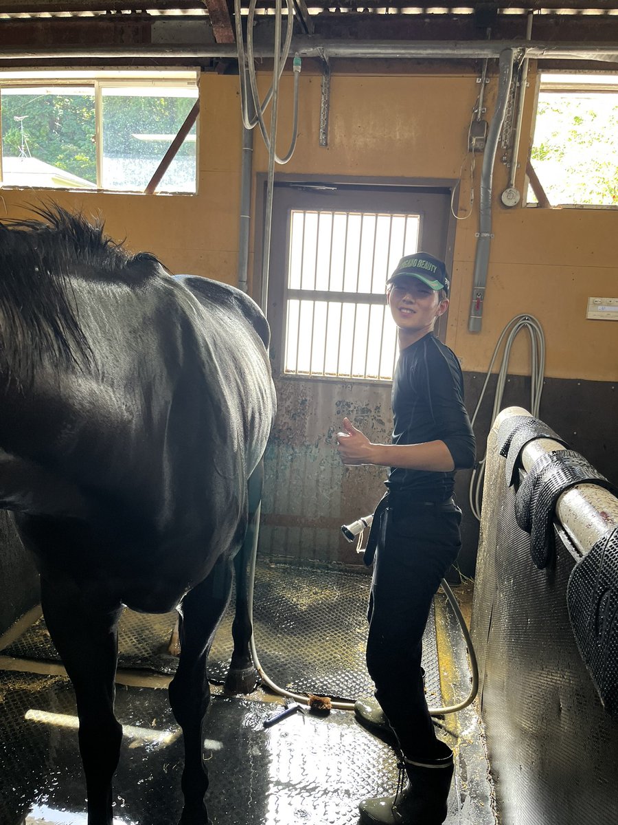 騎乗訓練が始まりました！！🎉
３班に分かれて行っています！

馬装から手綱練習までここまで習って来たことが上手に発揮できたでしょうか？😊

まずは騎乗を楽んで！どんどん上達していく皆を見るのが楽しみです😊

OBも応援してくれていました♪

#湖南馬事センター
#馬の学校
#騎乗訓練
#OBも頑張れ