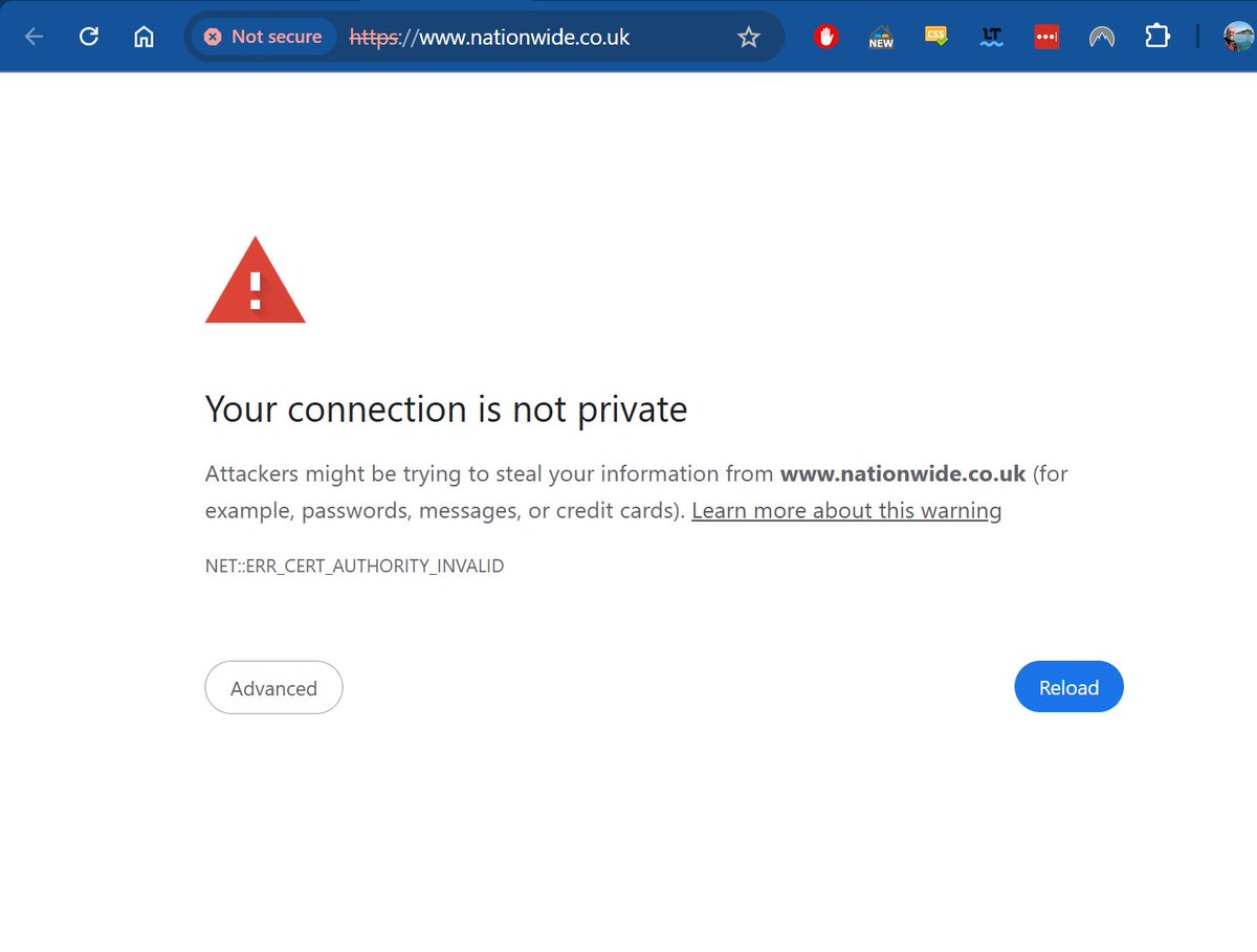 hi <a href="/AskNationwide/">Nationwide</a> i'm sure you're aware but the website is down.