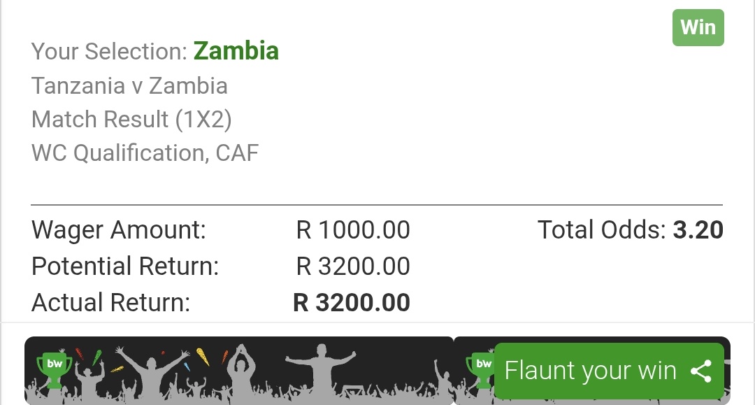 Thank you Zambia 🍾🎊🔥