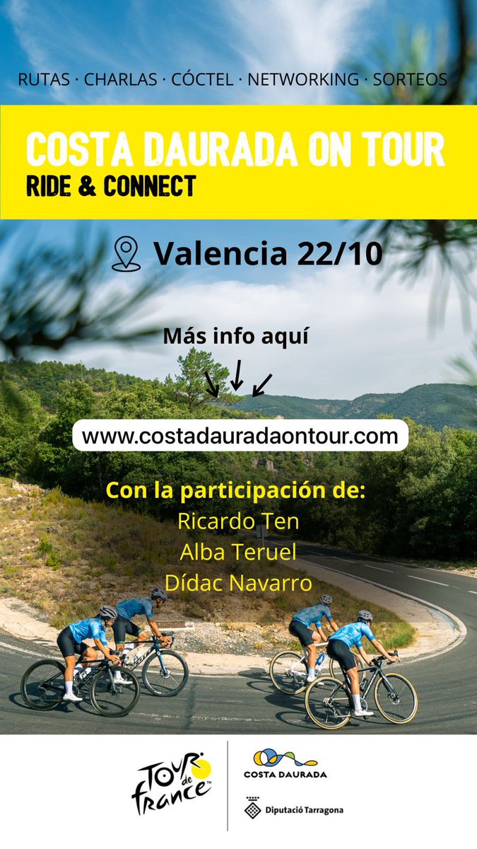 didacnava's tweet photo. 🌟 Invitados:
• Ricardo Ten – campeón paralímpico y mundial
• Alba Teruel – ciclista profesional
• Dídac Navarro – entrenador valenciano UAE Team Emirates https://t.co/Me8qa7sQSf