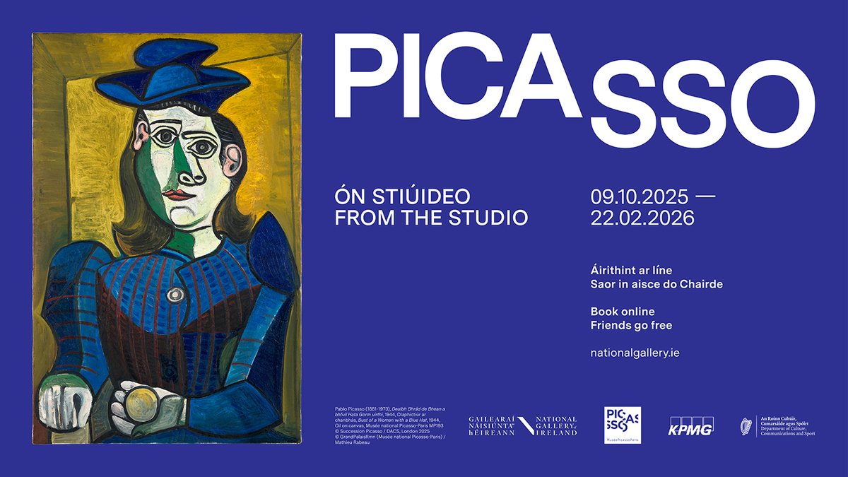 🎉Picasso: From the Studio is now open!

We have late opening this evening and every Thursday, and tickets cost €5 after 5pm - online booking highly recommended!

🎟️nationalgallery.ie/art-and-artist…

💬If you're visiting today, do let us know what you think, we'd love to hear from you.