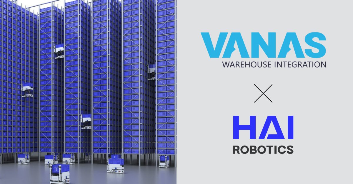 🤝 Vanas Engineering &amp; Hai Robotics are joining forces to accelerate warehouse automation across Benelux! 🚀

🔗 Read more here: hubs.li/Q03MVfX_0

#WarehouseAutomation #Intralogistics #SmartWarehousing #HaiRobotics #VanasEngineering