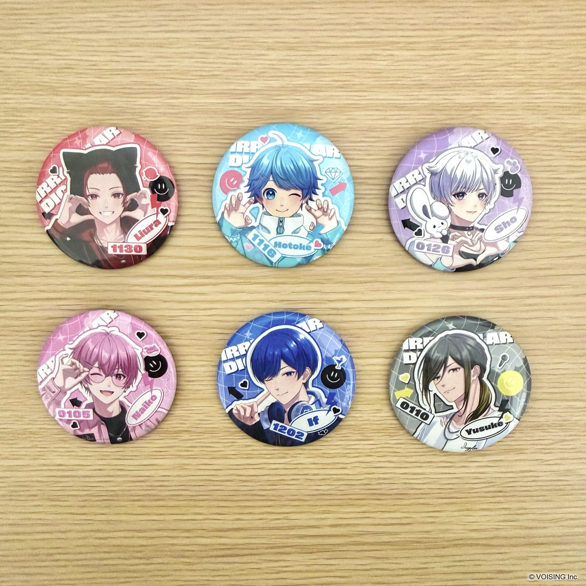 ˏˋ 🆕 いれいす×Photoismコラボグッズˎˊ˗

✅ランダム缶バッジ（ランダム全6種）

いれいす×Photoismコラボイラストを使用したランダム缶バッジ✨
誰が出るかは開けてからのお楽しみ🎁
推しを引き当てよう☺️💕

#VOISNG_STORE
#いれいす