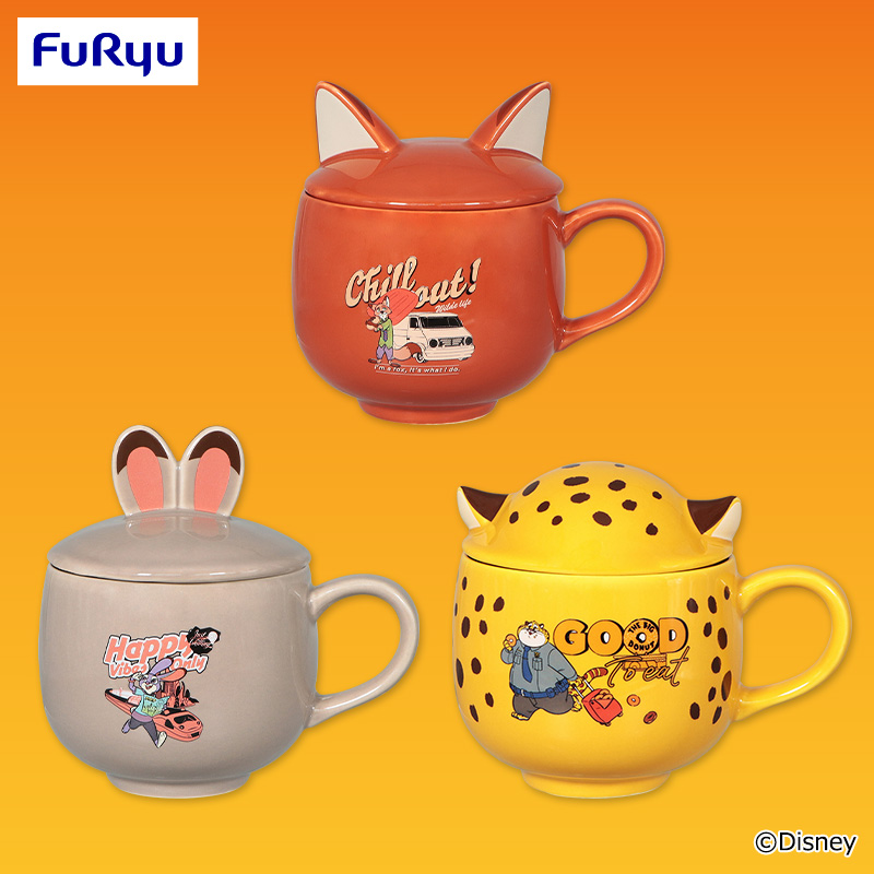 景品情報】 #ズートピア ふた付きマグカップが 10月11日 より順次登場