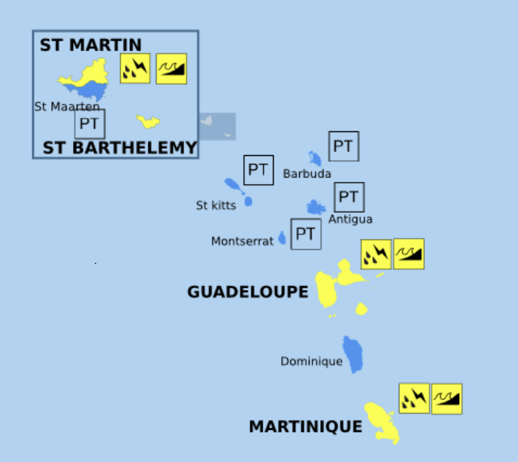 Les vigilances du moment