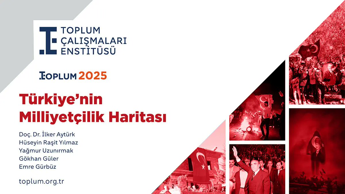Toplum Çalışmaları Enstitüsü (<a href="/toplumenstitusu/">Toplum Çalışmaları Enstitüsü</a>)  tarafından dün açıklanan "Türkiye'nin Milliyetçilik Haritası" araştırması önemli bulgular içeriyor. 

Genel seçmen açısından

📌“Demokrasi vazgeçilmezdir” diyenlerin oranı %84,3.

Tüm parti seçmenleri, tüm yaş grupları arasında en