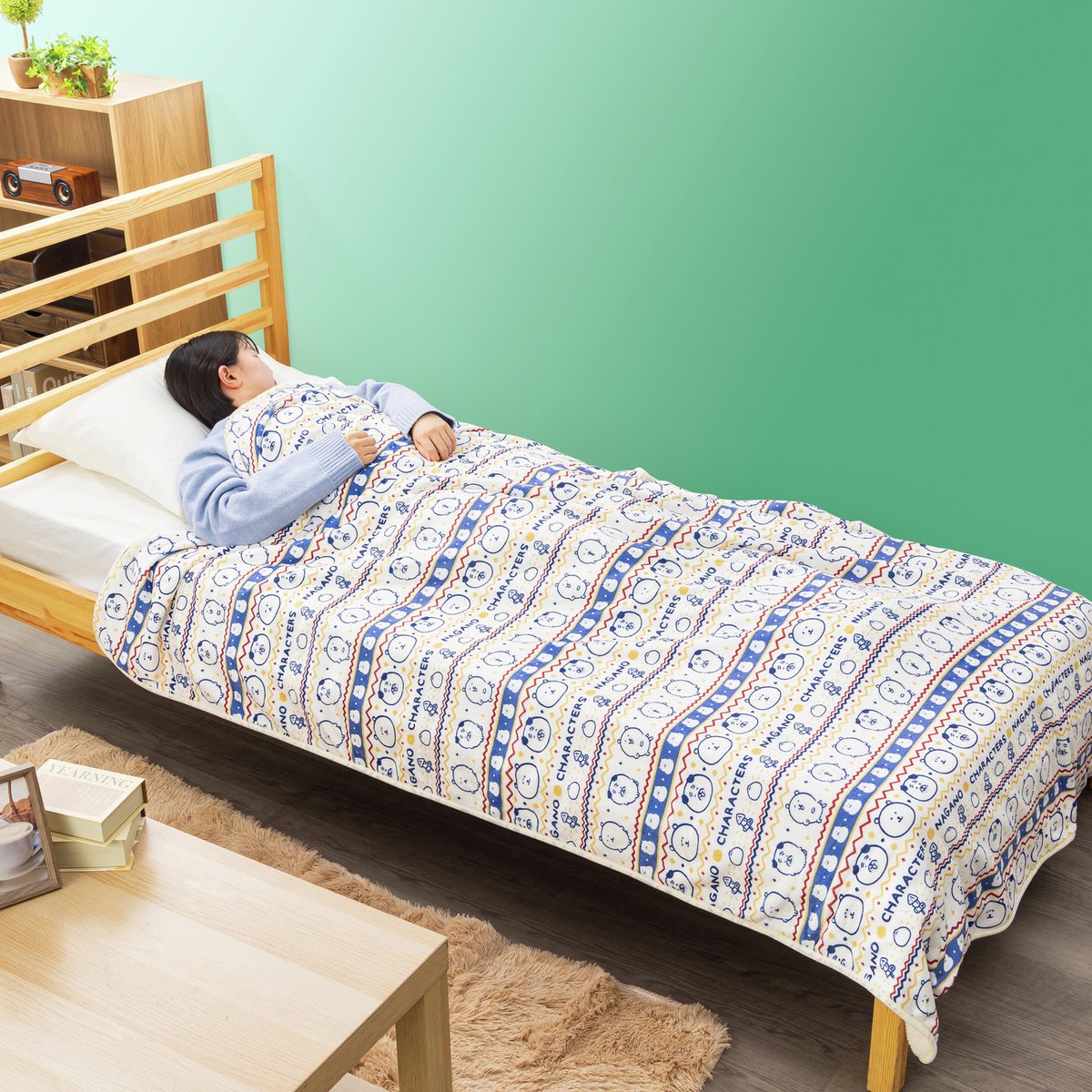 🍴新商品🍴 『あったか大きめ毛布ブランケット（アイボリー）』 6,380