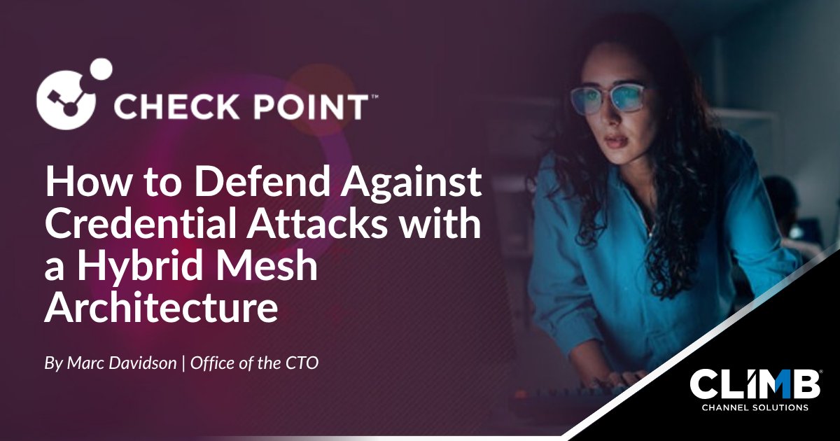 Climb Channel Solutions Ireland (@climbcs_ie) on Twitter photo 🚨 Credential attacks have surged, fueled by leaked passwords, stolen tokens, and AI-boosted phishing. 🚨
Explore <a href="/CheckPointSW/">Check Point Software</a>'s blog now and strengthen your defence strategy: blog.checkpoint.com/securing-the-n…
#CyberSecurity #HybridMesh #ZeroTrust #CheckPoint #ClimbChannelSolutions 🚨 Credential attacks have surged, fueled by leaked passwords, stolen tokens, and AI-boosted phishing. 🚨
Explore <a href="/CheckPointSW/">Check Point Software</a>'s blog now and strengthen your defence strategy: blog.checkpoint.com/securing-the-n…
#CyberSecurity #HybridMesh #ZeroTrust #CheckPoint #ClimbChannelSolutions