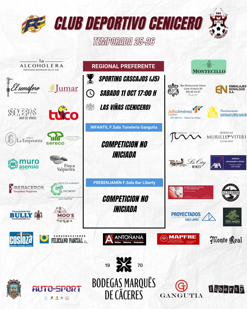 Club Deportivo Cenicero tweet media