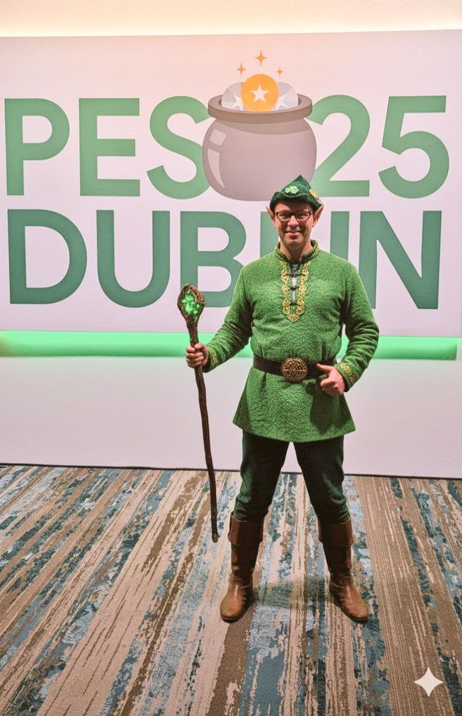 #PESummit25 I'm in Ireland! I'm so lucky!