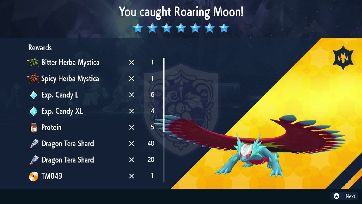 Got the two paradox mons with a friend! I don't usually do seven star raids but I really like the paradoxes so I had to get them.