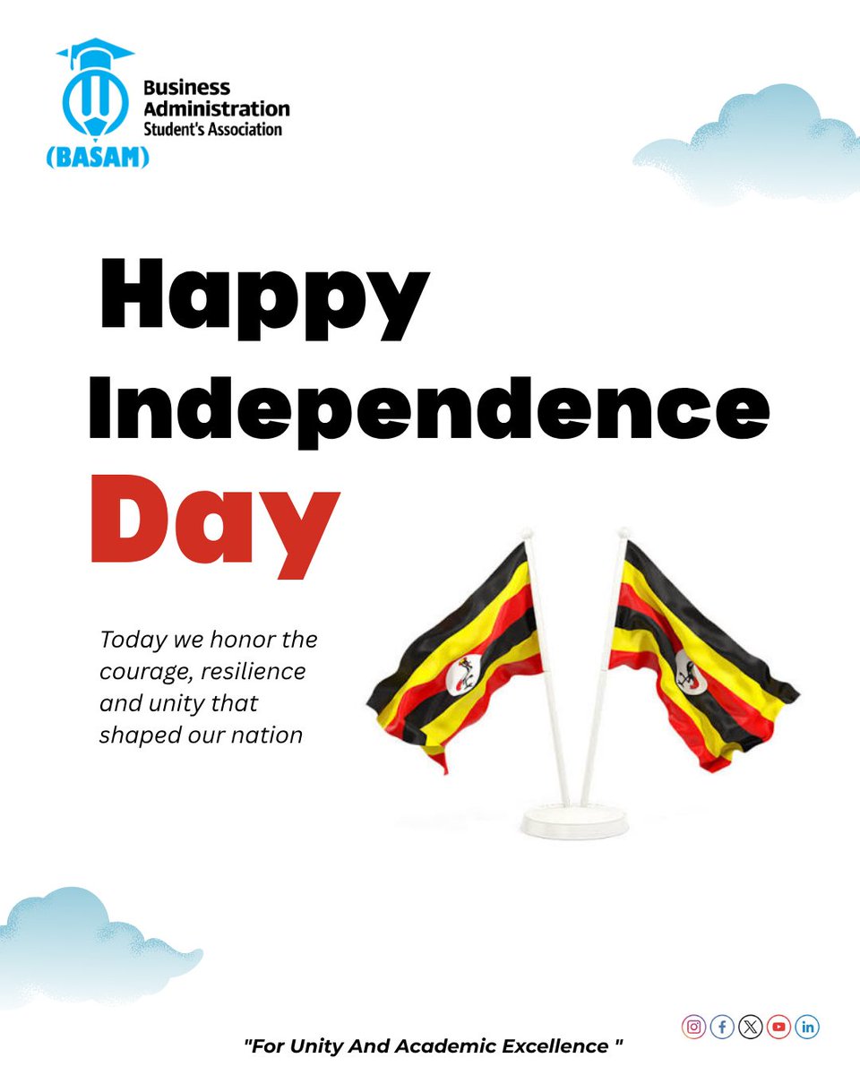 What does independence mean to you? For us, it’s the power to learn, lead and lift others.

#ForUnityAndAcademicExellence 
#UgandaAt63