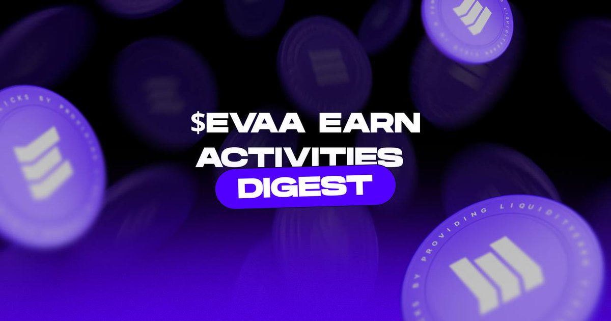 evaaprotocol's tweet image. EVAA EARN DIGEST 📖

There are 4 main ways to earn in The Open Network (TON) with EVAA.

Choose your preferred one 👇