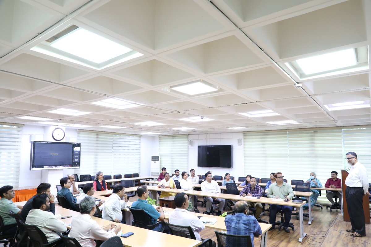 NPC_INDIA_GOV's tweet photo. CYBER SECURITY AWARENESS MONTH
As part of National Cyber Security Awareness Month (NCSAM), NPC organized Cyber Security and Cyber Hygiene Awareness Sessions by Prof. Mohan Ram Chandrasekar, Cyber Security Expert and Faculty at IIT Madras on October 7th, 2025 at NPC-HQ, New Delhi https://t.co/y4ySfuHiG6