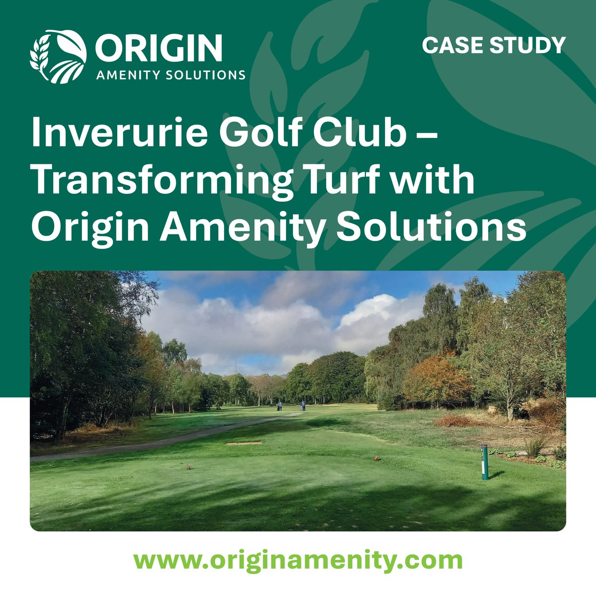 OriginAmenity's tweet image. Be sure to read our latest case study all about a science-led transformation at @InverurieGC!

Stuart Donald, Head Greenkeeper at Inverurie Golf Club, enlisted the help of #OriginAmenitySolutions to reduce thatch on the course as well as boost turf health and recovery.

Click the…