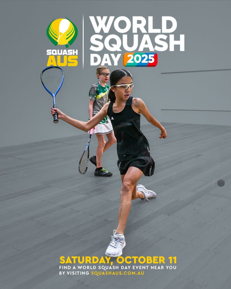 Please share all your brilliant World Squash Day posters and graphics with us here!
Let's start with A for Australia:
<a href="/WorldSquash/">World Squash</a> 
<a href="/squashAUS/">Squash Australia</a> 
<a href="/SquashUnitedF/">Squash United Foundation</a>