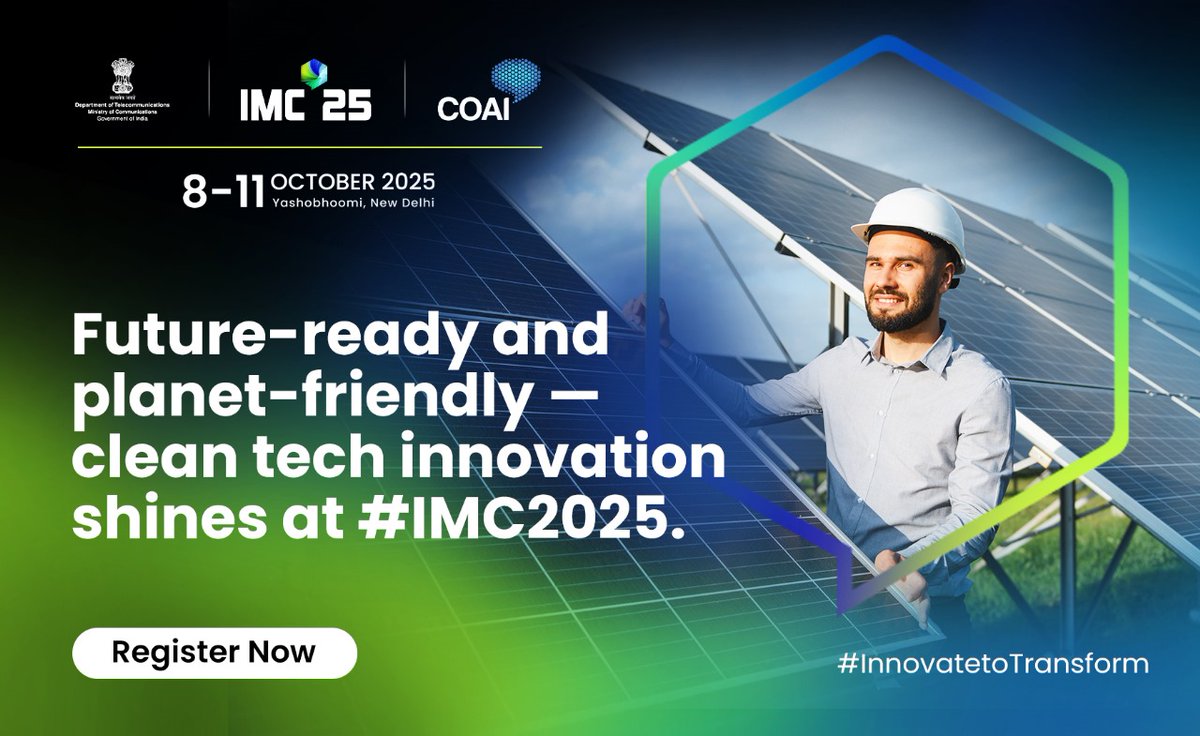 Every showcase, every talk, every demo at #IMCAspire is a step toward transformation. Be present. Be inspired. <a href="/exploreIMC/">India Mobile Congress</a> #InnovatetoTransform