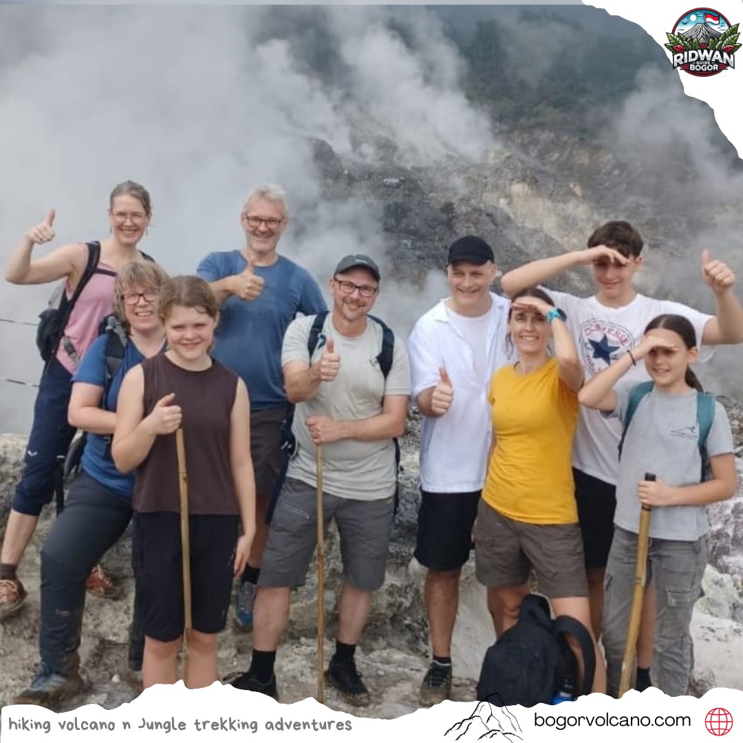 GuideRidwan's tweet photo. A family from Norway discovered pure happiness hiking Mount Salak volcano, trekking through the rainforest, and chasing hidden waterfalls with Ridwan Guide’s team
🌐 https://t.co/G97tpKxxQp
#NorwayTravelers #IndonesiaAdventure #MountSalak #FamilyTrip #RidwanGuide #ExploreJava https://t.co/hOHywRvdA1