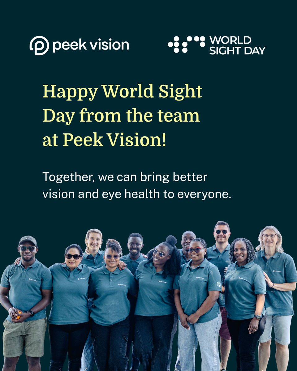 👁️On #WorldSightDay we join with <a href="/IAPB1/">IAPB</a> and the sector to call for #eyecare that is accessible, available, and affordable for everyone, everywhere.

💙 We’re fortunate to work with incredible organisations bringing better vision and eye health to millions. 

#LoveYourEyes
