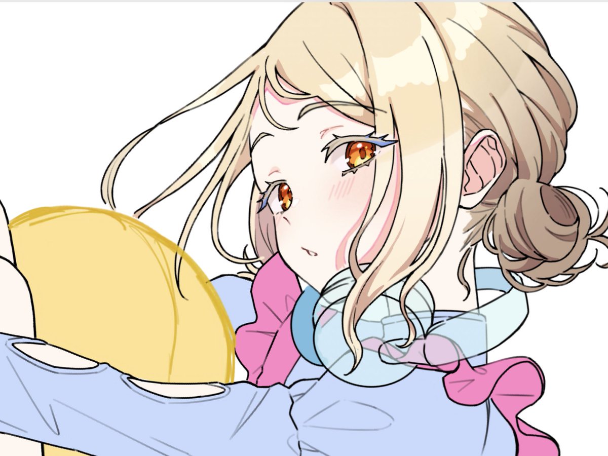 まつげ青くてかわいい