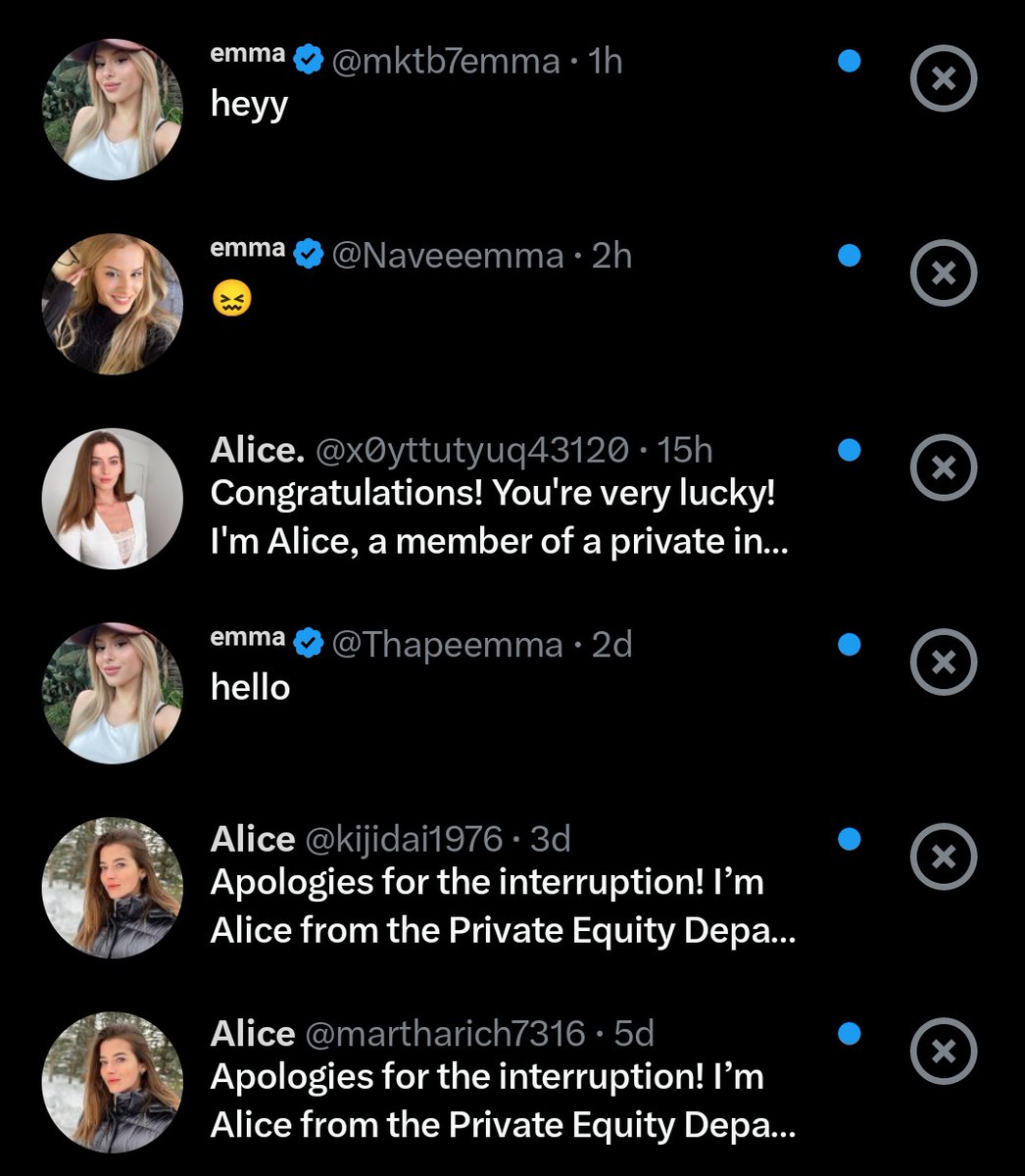 Emma and Alice please leave me alone 😞