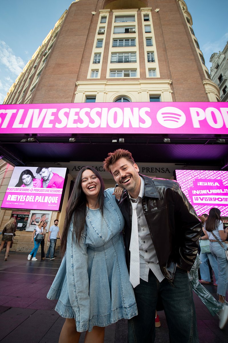 super8es's tweet image. Los días 2 y 3 de octubre los videopodcasts tomaron el Palacio de la Prensa en los 'Spotify Live Sessions', organizado por @SpotifySpain 

Contamos con 2.000 Top Fans de Spotify que asistieron para ver el directo de Arde Venecia, La Ruina, Poco se Habla y Reyes del Palique🎙️