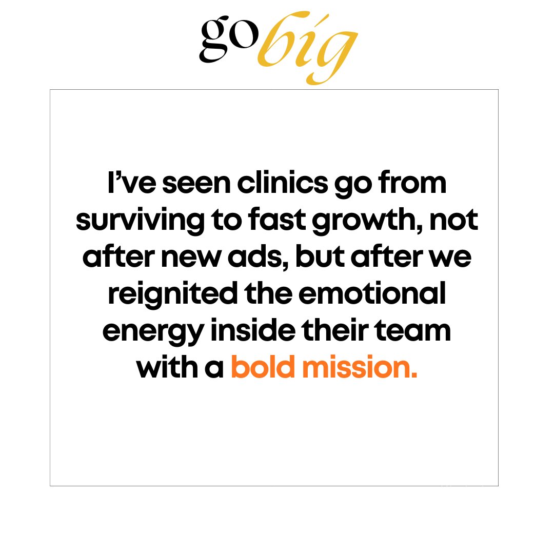 drmkhubybe's tweet image. All 16x Growth Begins on the Human Side of the Business (Inside Hearts and Minds)

Your aesthetic clinic will never achieve exponential growth until you fix the human side of the business.

When growth stalls, it’s rarely because your systems are weak.

It’s because the human…