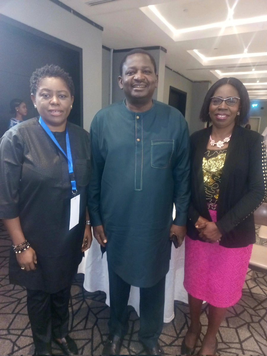 Me, my Oga at the top, @ former presidential spokesman, Chief Femi Adesina, and the indefatigable Prof Abigail Ogwezzy-Nsidika on Day 2 of the Guild of Corporate Online Publishers, GOCOP,  9tb AGM holding in Lagos.