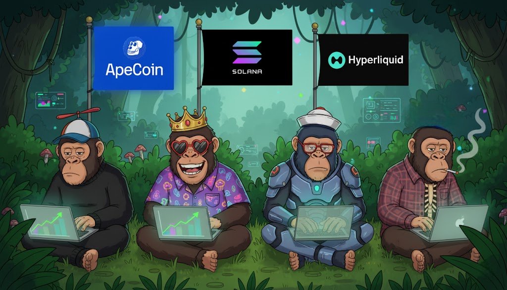 GM! Keep bags heavy and vibes high! 🦍

#ApeCoin #MAYC #BAYC #Solana #Hyperliquid