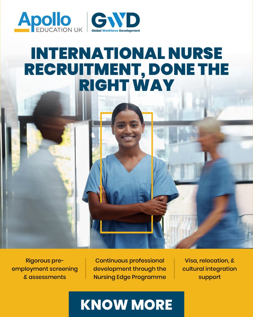 What if international recruitment went beyond filling vacancies? At #AEUK, every nurse arrives qualified, prepared, and supported through the Nursing Edge Programme, plus full visa, relocation, and cultural integration, ensuring quality, readiness, and long-term impact.