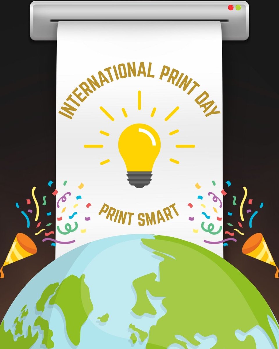 SignUpdate's tweet image. We’re celebrating #InternationalPrintDay, are you? 🫵
Print is powered by passion, creativity &amp;amp; hard work 💪
This year’s theme #PrintSmart 🧠 celebrates clever, efficient, meaningful innovation.
Tell us how you’re celebrating below! 💬
🎉 #IDP25 #SignUpdate #Print