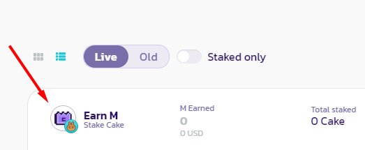 MemeCore_ORG's tweet image. New Update for the $M liquidity pool

A new syrup pool has been added to @PancakeSwap 

Stake your $CAKE and earn $M with us here 👇

Access to: pancakeswap.finance/pools