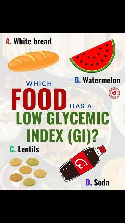 AllScientifical's tweet image. 🍽️ Which food has a low glycemic index (GI)? 🍽️ #glycemicindex #healthyfood #nutritionfacts #health ... Continue to: youtube.com/watch?v=yXRqQm…