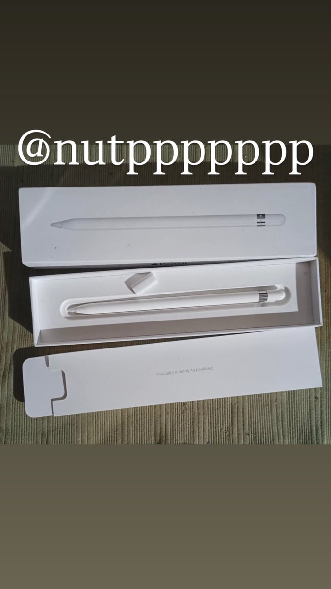 nutppppppp's tweet photo. ส่งต่อ Apple Pencil gen1 ส่งต่อเพราะ ไม่ได้ใช้รุ่นนี้แล้ว อุปกรณ์ครบ ราคา 1,100 บาท สามารถทักมาคุยขอลดเพิ่มอีกได้คั้บ #applepencilมือสอง #applepencil1 #applepencil https://t.co/iHibaBCPAW