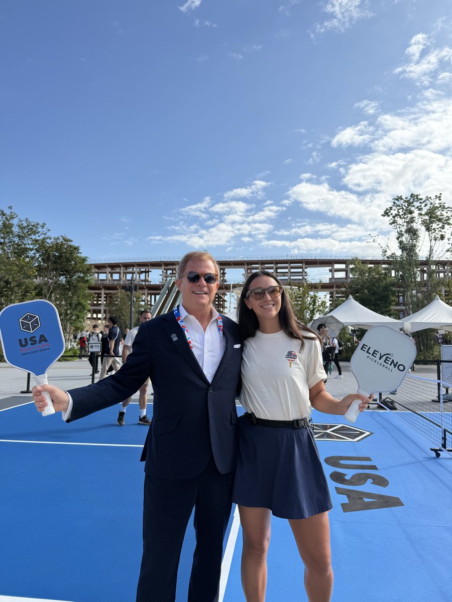 非売品 アメリカ館 ELEVENO ピックルボール 大阪 関西 万博 ピンバッジ