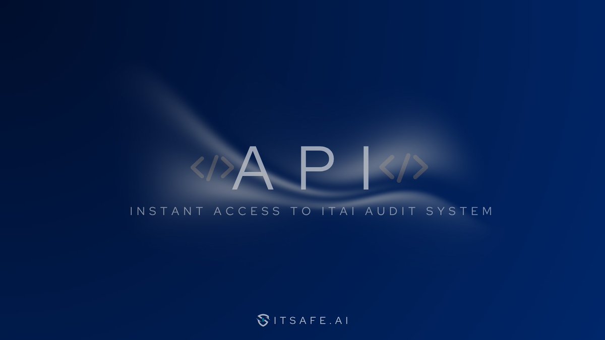 Itsafe AI API Rental System is Officially LIVE!🔥

Developers, projects, and platforms can now integrate Itsafe AI’s powerful smart contract auditing engine directly into their own systems, quickly, securely, and affordably.

What You Get
💡Deliver AI-powered insights directly to