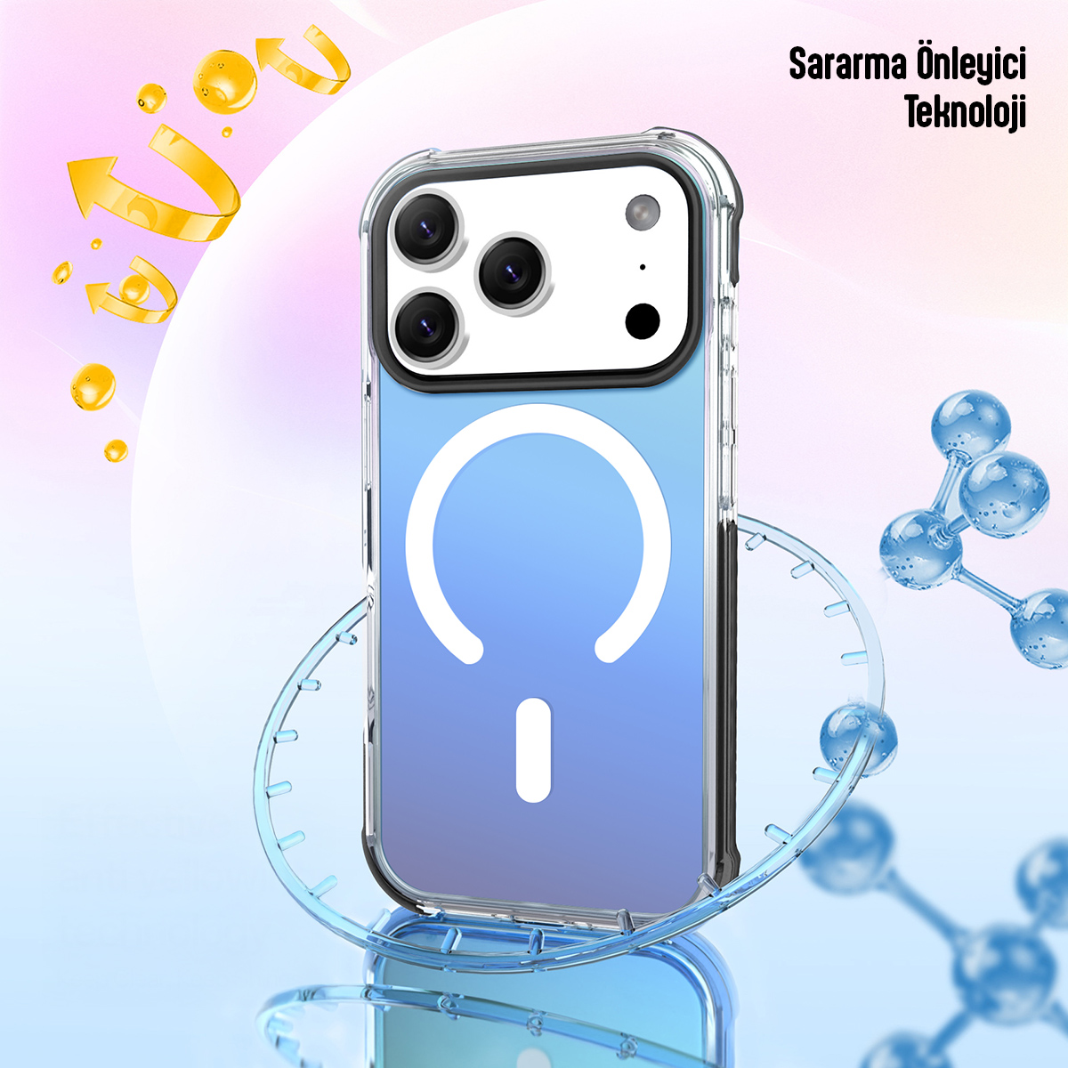 Buff iPhone 17 Serisi Magsafe Radiant X Kılıf
Türkiye Official Store | BUFF Şok Emici Teknolojisi | Katmanlı Yapı | Air Space Özelliği | Mükemmel Uyumluluk | Sararma Önleyici Teknoloji