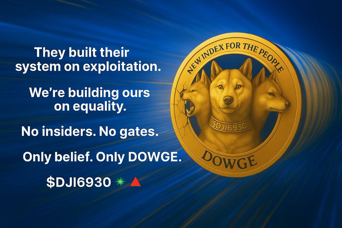 sunshinlady22's tweet photo. #DOWGE $DJI6930 @DJI6930 ❇️🔺️

This is the Coin for this Cycle ❣️🔥🚀

Buy ✨️ Believe ✨️ Broadcast 

#financialfreedom #cryptowealth #cryptonews https://t.co/IzgLaS5RWu